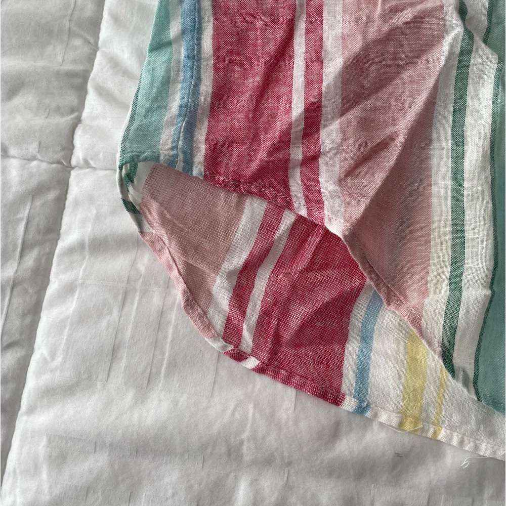 NWT Altar’d State Pink and Blue Lightweight Button Down Shirt - Picture 2 of 7